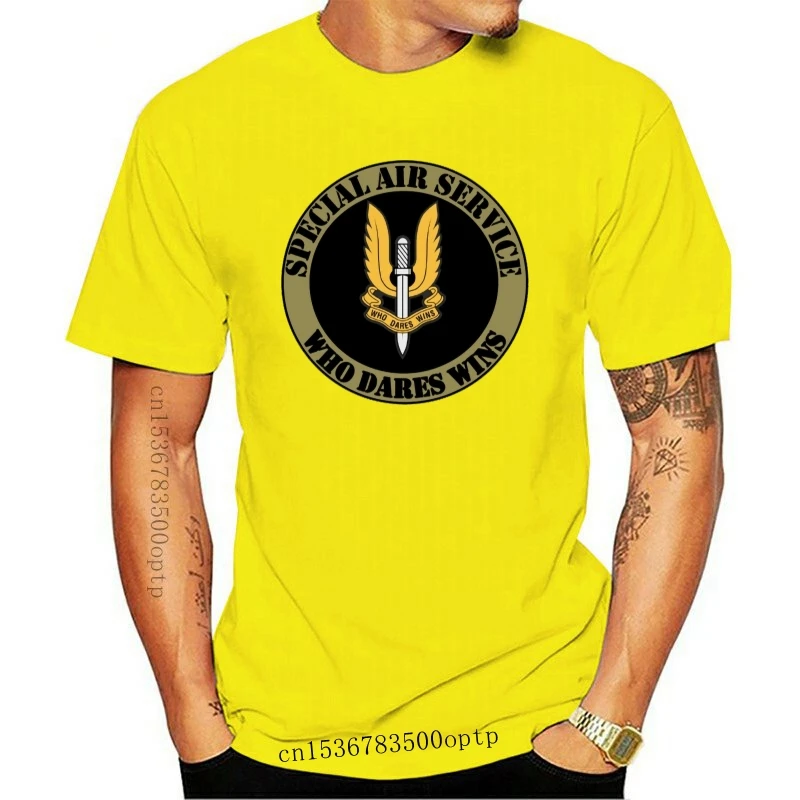

New British SAS Special Air Service Logo Mens T-Shirt Size S-3XL