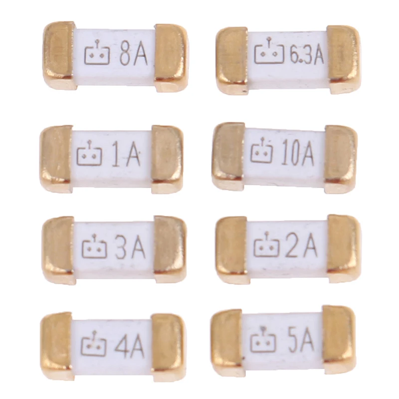 

10pcs Foot 1808 125V SMD Fast Blow Fuse 0.5A 0.75A 1A 2A 3A 4A 5A 6.3A 8A 10A 0451 Ultra-rapid Fuses Drop Shipping