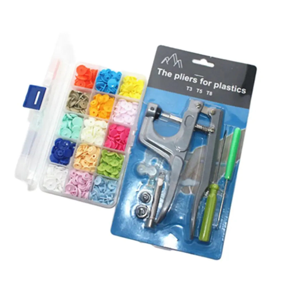 1 комплект металлические плоскогубцы инструменты используемые для T3 T5 T8 Kam кнопки
