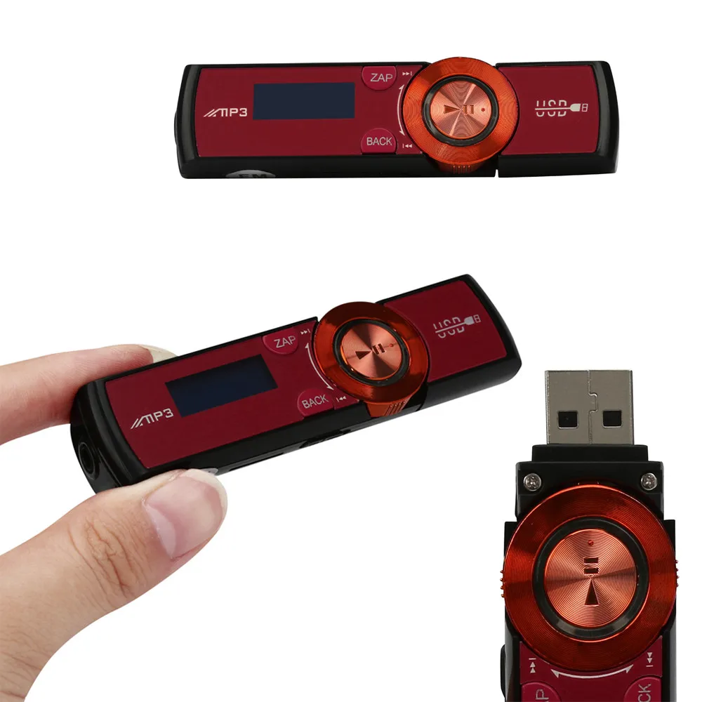 8 Гб USB MP3 плеер портативный мини ПК флеш музыка спорт медиаплеер Поддержка Micor SD TF