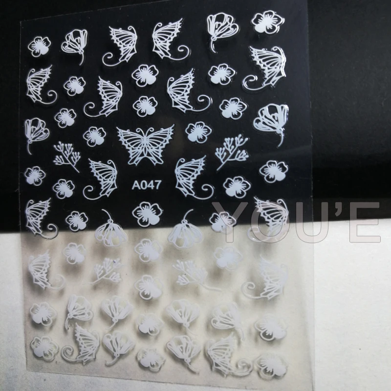 3D наклейки для дизайна ногтей украшения тени луна самодельные Типсы дизайн