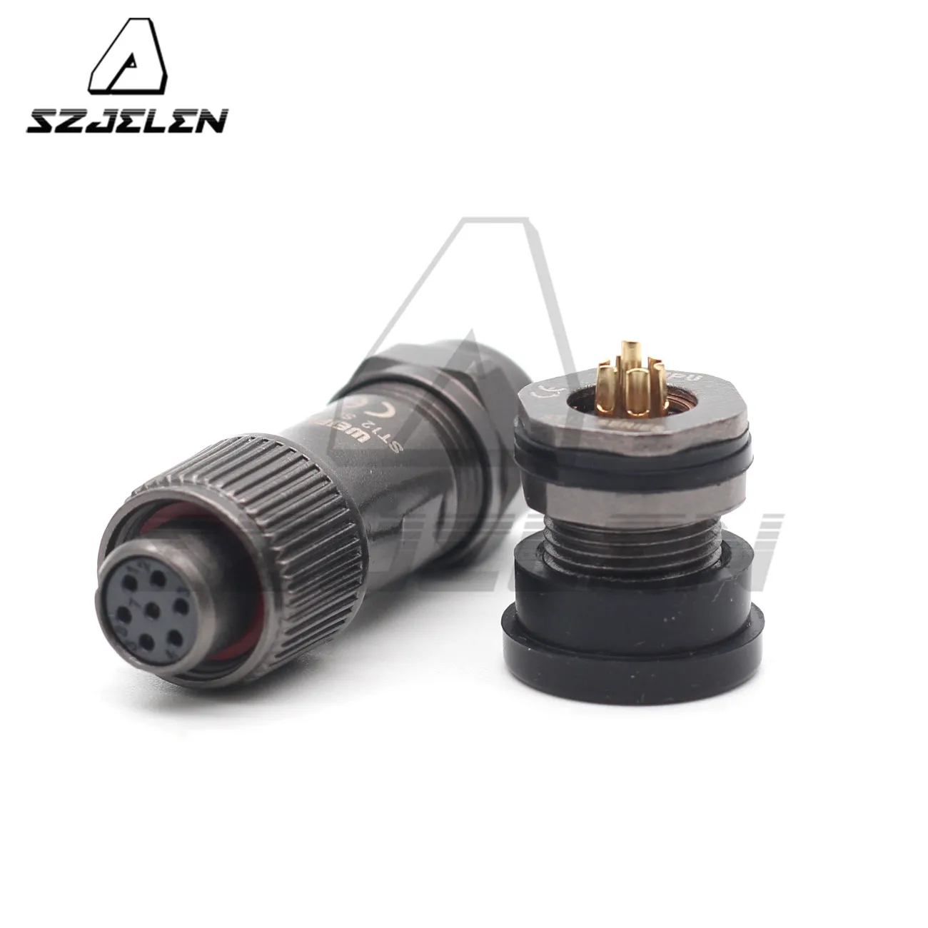 WEIPU ST12 series 7 pin Wire Connector Aviation Front-nut Waterproof Female Plug Male Socket IP67 | Обустройство дома