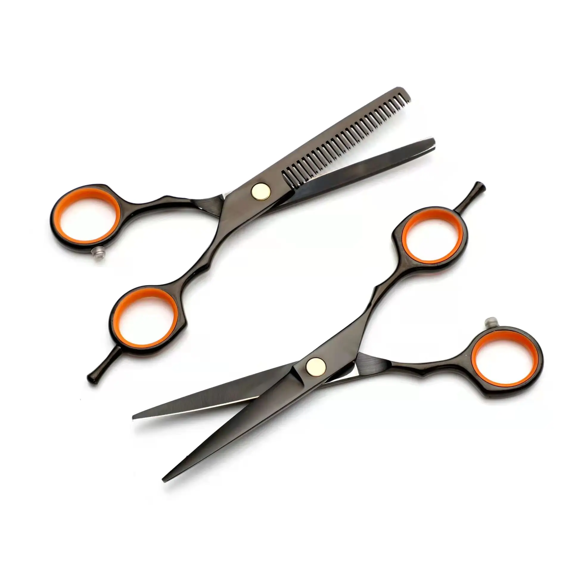 Professional 440C 5.5 Inch Hairdressing Scissors Shears Barber Cutting & Thinning Hair Scissors Salon Tools