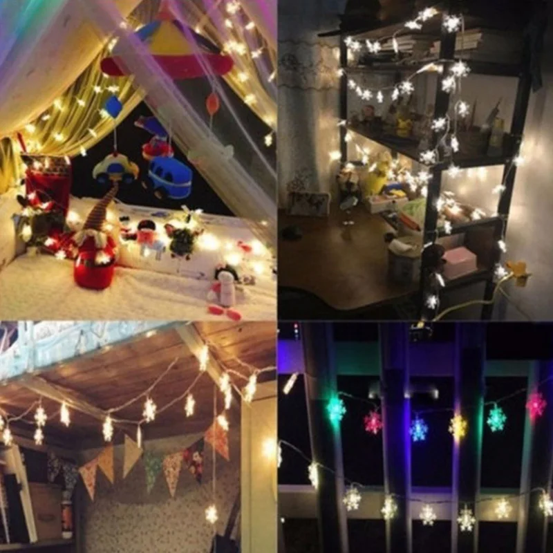 Светодиодная лента маленькие цветсветодиодный огни Звездные батарейный блок