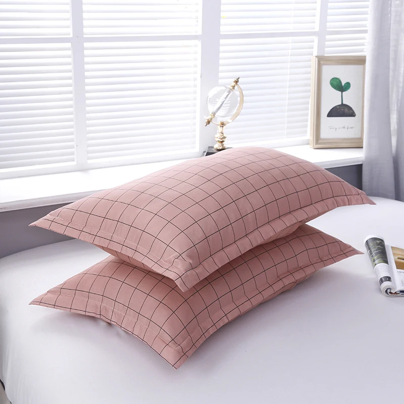 

Modern Brief Pillowcase 48 x 74cm White Leaf Printed Pillow Covers Polyester Geometric Pattern Only 2pcs Pillow Case (No Filler)