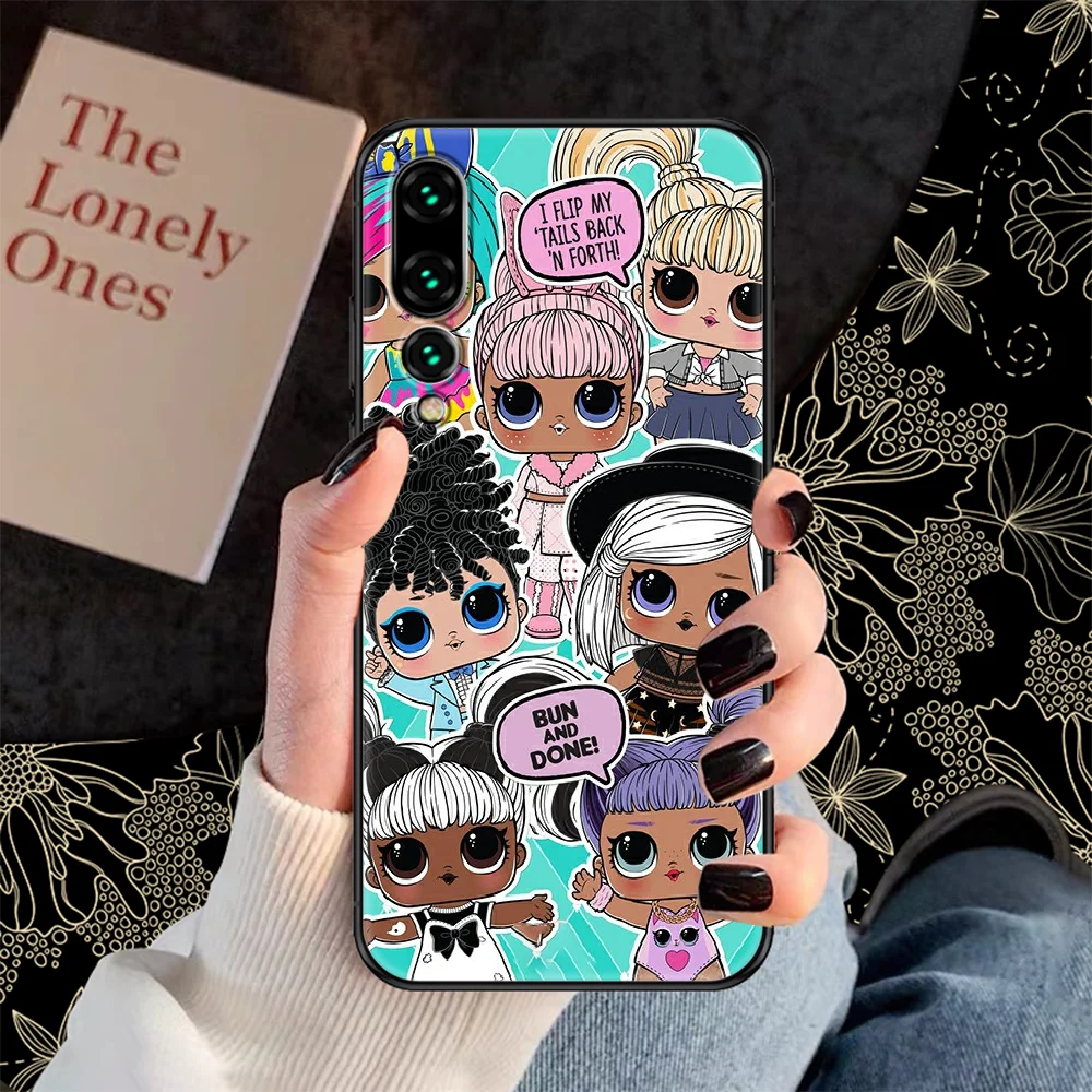 

doll cute Lol Pretty girl Phone case For Huawei P Mate P10 P20 P30 P40 10 20 Smart Z Pro Lite 2019 black tpu back luxury prime