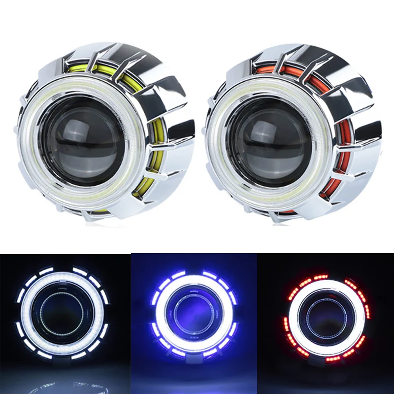 2 шт. 5 дюймов универсальный би ксеноновых фар Высокопрочная конструкция линзы