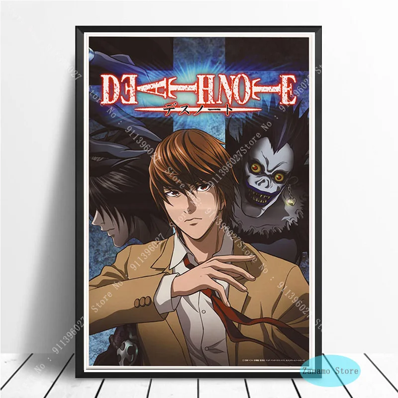ZT1140 японское аниме Death Note Классический комикс мотивированный плакат HD принты