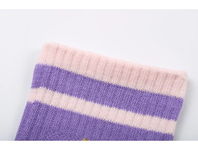 Яркая луна жаккардовые Милая женская обувь милые хлопковые носки в бежевом и