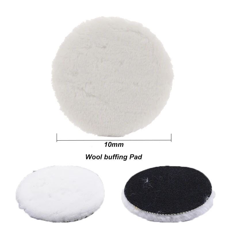 4 дюйма/100 мм Накладка для полировки шерсти Автомобильная полировальная губка