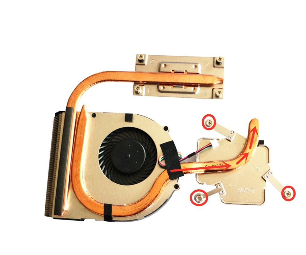 Новый оригинальный радиатор охлаждения процессора ноутбука/вентилятор для Lenovo