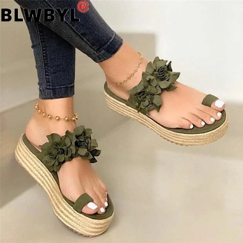 

Women Sandals Wedges Shoes for Women High Heels Sandals Summer Shoes 2020 Flip Flop Chaussures Femme Platform Sandalias Mujer