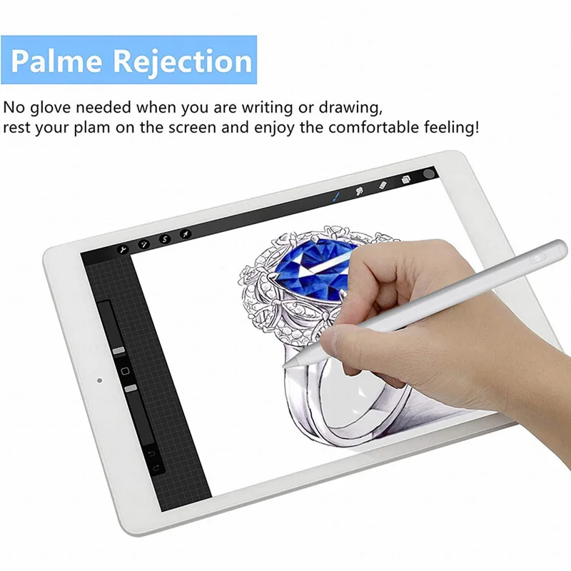 

For iPad Pencil Apple Pen Stylus For ipad Pro 11 12.9 2020 2019 2018 Mini 5 Air Touch Penwith Palm Rejection tablet accessories