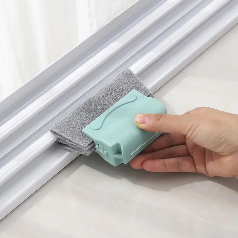 

1 set window groove cleaning brush Nook Cranny Window Cleaner Bathroom Kitchen Floor Gap Household cleaning tool device
