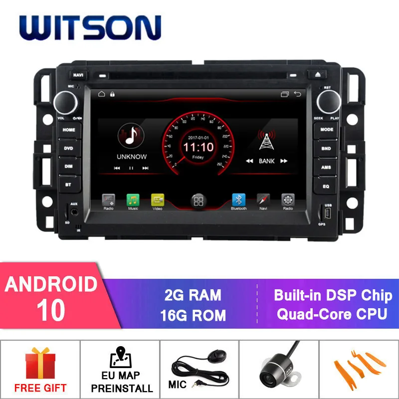 Автомобильный радиоприемник WITSON Android 10 0 2 Гб ОЗУ 16 ГБ флеш-памяти для Buick Enclave Lucerne