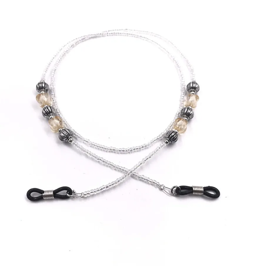 

New Retro Eyeglasses Rope Hanging Chain Beaded Strap Eyewear Lanyard Chains for Women Men Glasses Cord Holder