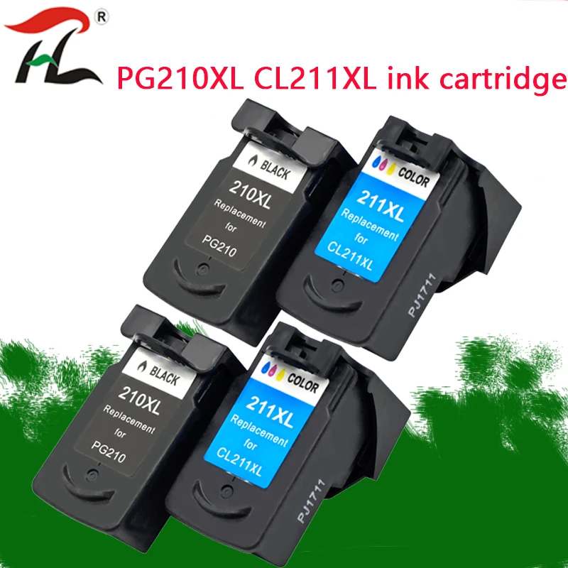 Чернильный картридж YLC PG210 CL211 для Canon PG210XL CL211XL 210 pg210 принтера Pixma IP2700 IP2702 MP240 MP250 MP260