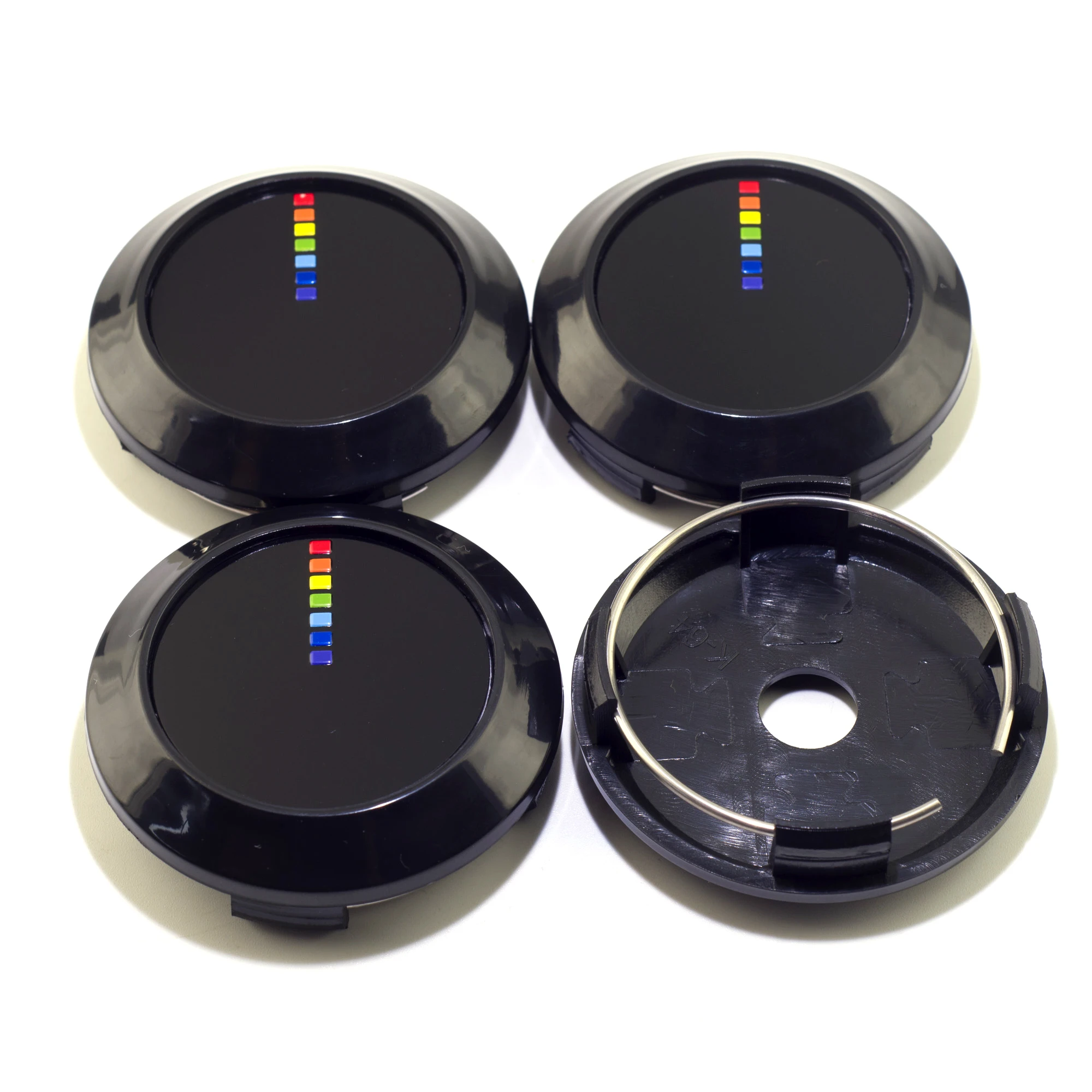 

4pcs 65mm 60mm Car Wheel Center Caps Hub Rainbow For Rims Fit For Work Emotion XT7 11R D9R Enkei PF01 PF02 PF07 SC03 SC05 RA04