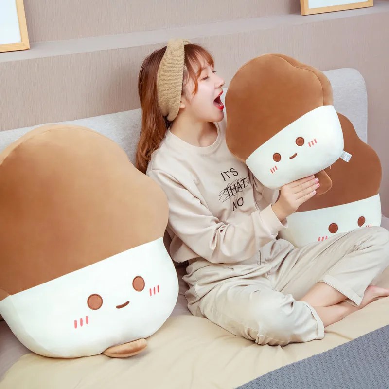 

Creative cartoon ice cream pillow simulation real life plush toy home office cushion home decoration summer gift for girlfriend