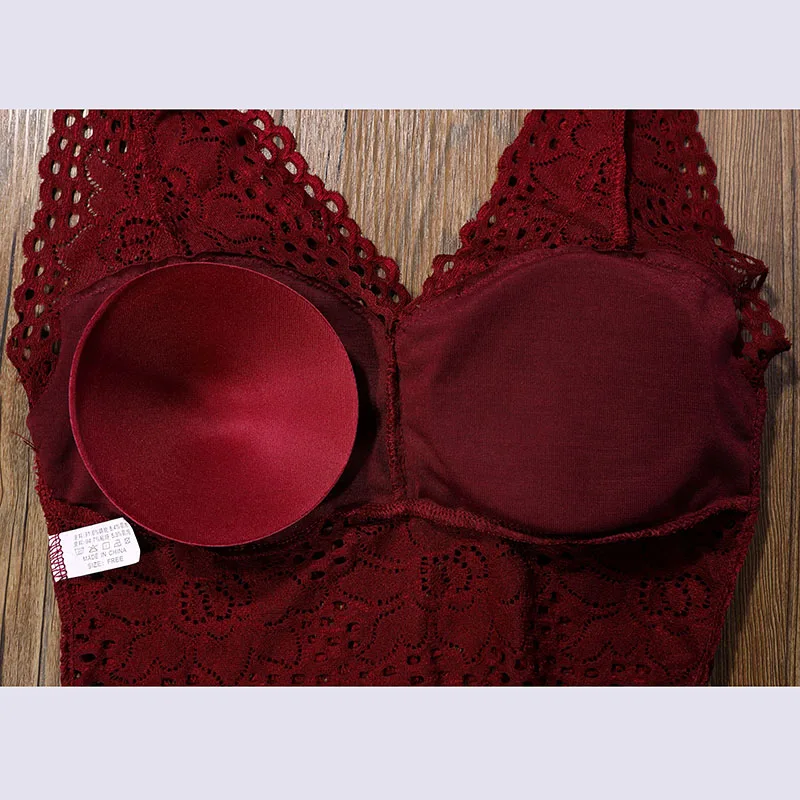 Модные новые женские сексуальные кружевные с глубоким v образным вырезом