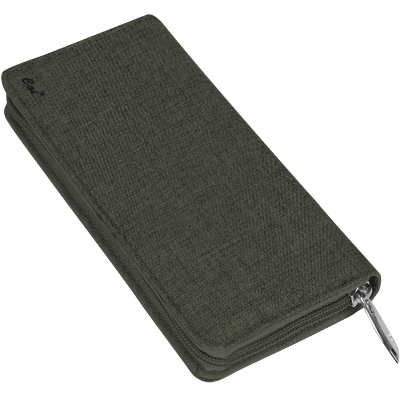 Mustard Gray CAI пара Для мужчин длинный кошелек, клатч на молнии кошелек Водонепроницаемый кошельки ключ держатель для карт модные сумки из натуральной кожи для Для женщин сумка в подарок - Цвет: Mustard Gray