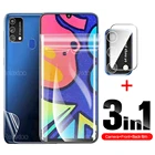 3 в 1 матовая Гидрогелевая пленка Передняя + задняя + объектив камеры для Samsung M21S A20S защитный экран для Samsung Gaxaly a20s m21s