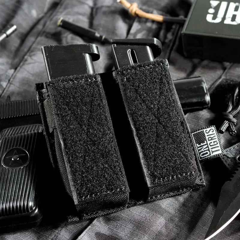 

OneTigris Tactical Double Pistol Magazine Pouch Handgun Mag Pouch For GLOCK, M1911, 92F, 40mm grenades, etc.