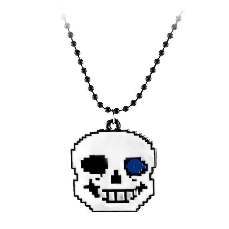 MIQIAO Undertale Череп 3D цепочки на Хэллоуин ожерелье для женщин мужчин девушек