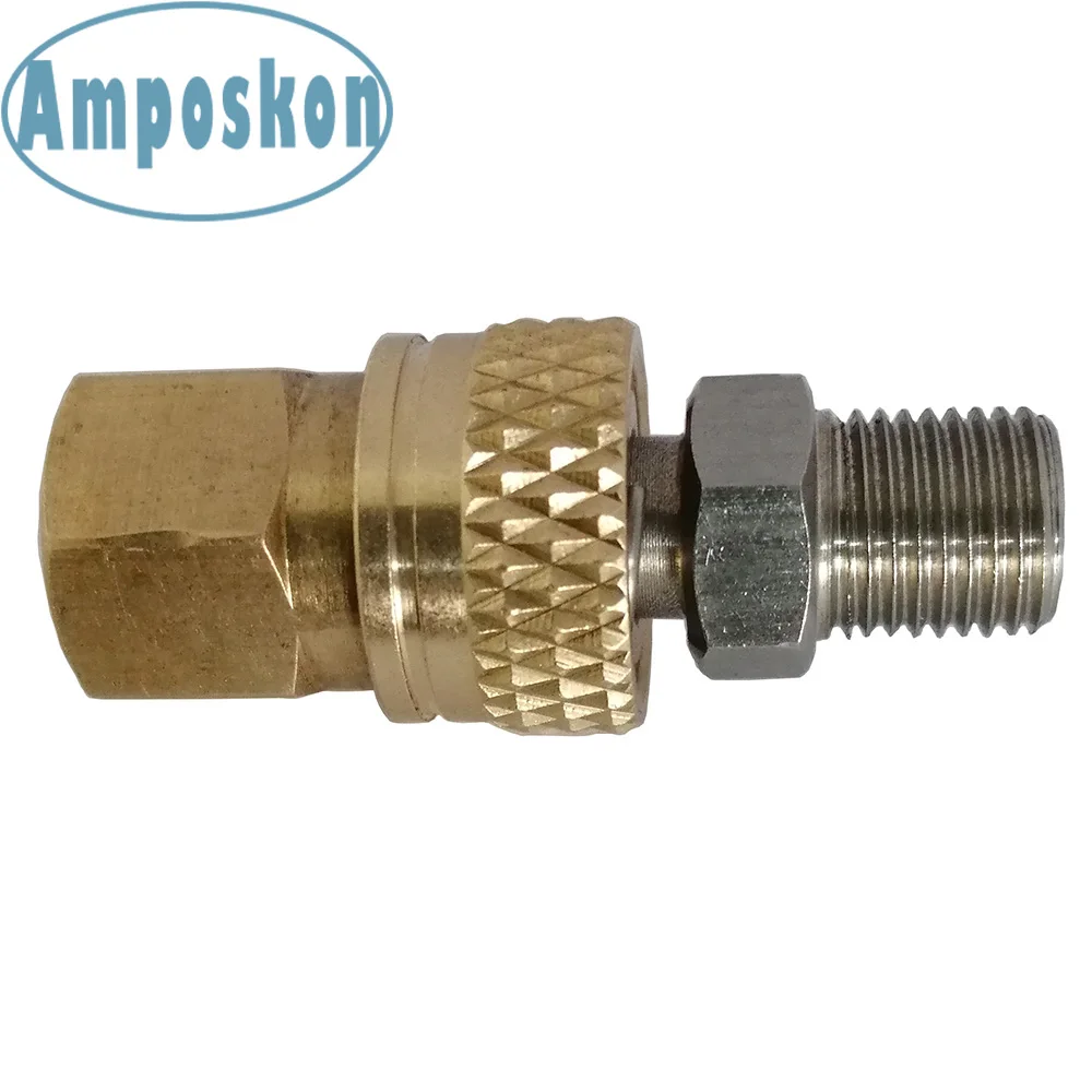Male M10x1 2 шт. Новые горячие Пейнтбол PCP заполняющий фитинг Женский Мужской разъединитель муфта M10 x 1 1/8 BSPP стрельба Пейнтбол аксессуары Охота - Цвет: Male M10x1