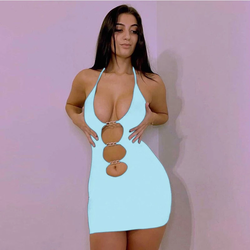 

Long Sleeve Bodycon Dress Women 2021 Autumn Elegant Solid Color Sexy Slit Party Dress Casual Draped V-Neck Midi Dress