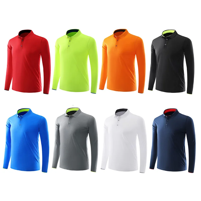 Рубашки для гольфа мужчин и женщин рубашка-поло женская одежда с длинным рукавом