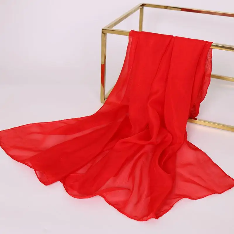 

Summer ladies scarfSolid color shawl wedding gift scarf luxury brand design