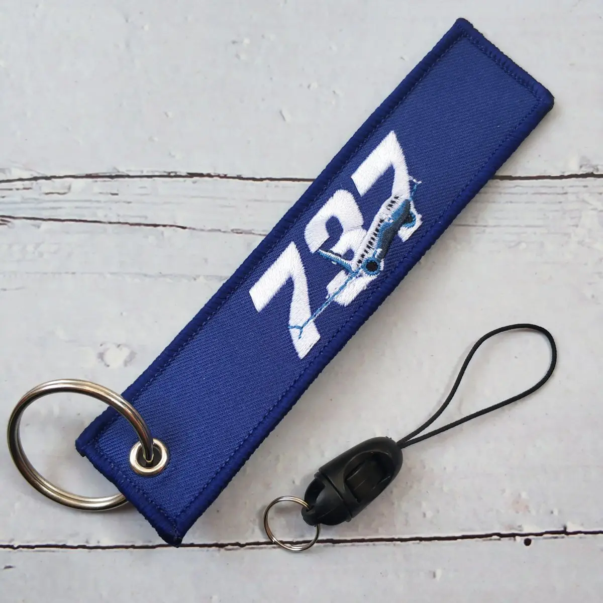 Embroidery Boeing 737 Phone Strap for iPhone Wrist Strap for ID Card Gym Phone Case Straps Badge Camera GoPro String for Aviator