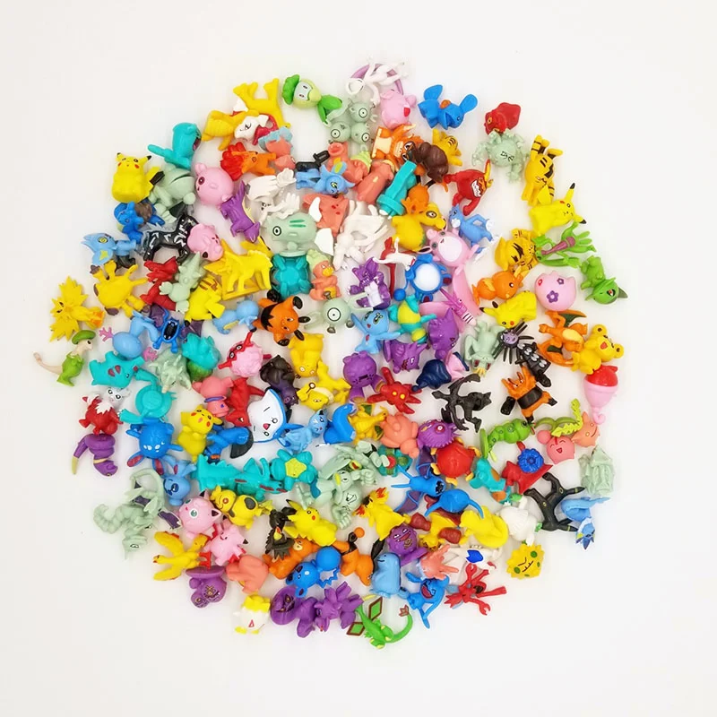 192 разные стили Мультяшные Покемоны фигурки Горячие куклы игрушки Мини 2 5 3 см