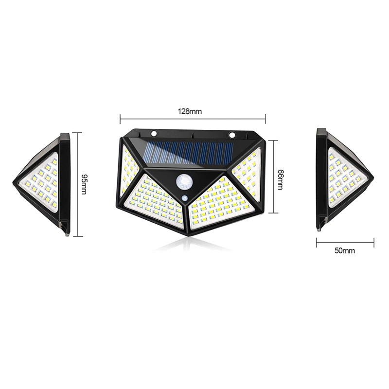 

Solar LED Light Outdoor Wall Lamp PIR Motion Sensor IP65 Waterproof Street Light 3 Modes for Yard Garden Decoration Light
