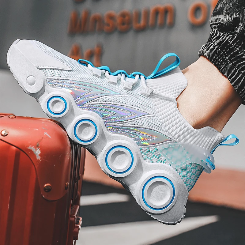 

CYYTL Fashion Wheel Sole Designer Men Sneakers Sport Running Non Slip Shoes Casual Increased Lace Up Youth Boys Schuhe Herren