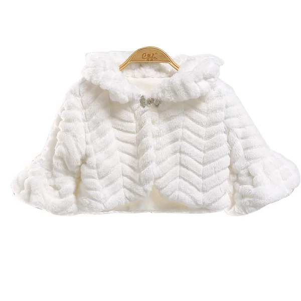 Chaquetas de invierno de piel sintética para niñas с Минни Маус abrigos de bebé ropa де abrigo para niños capa de abrigoniñas ropa де abrigo