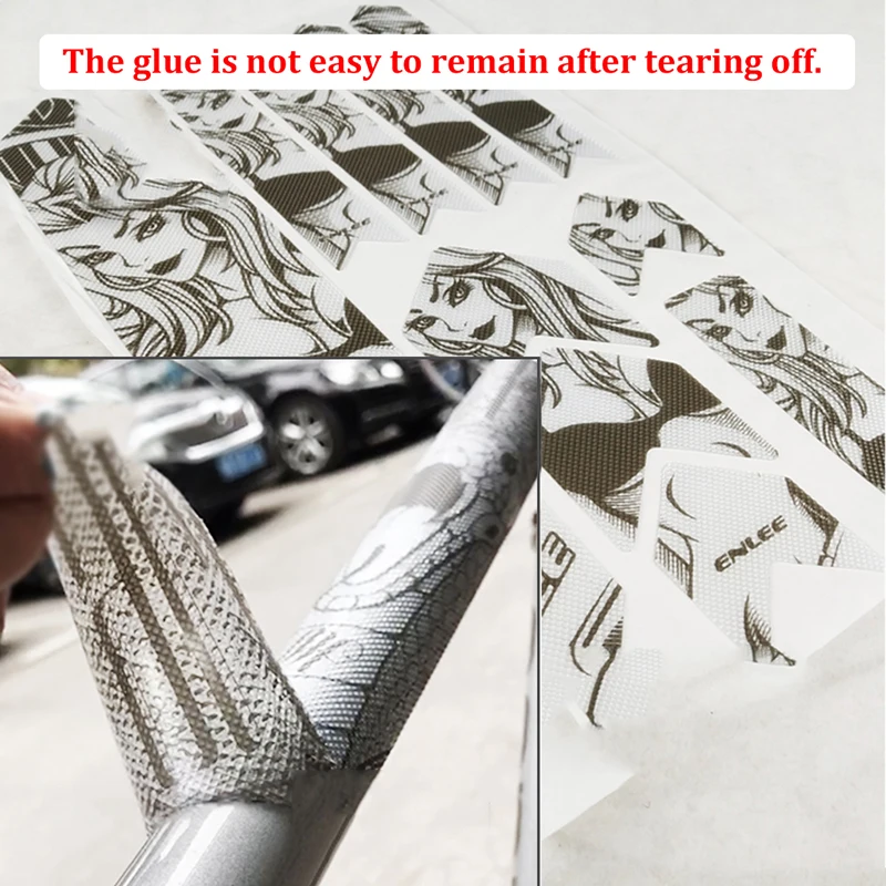 MTB 3D наклейки износостойкие противоскользящие водонепроницаемые защитные для