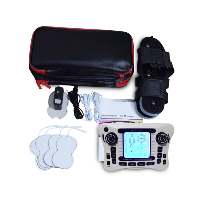 Двухканальный цифровой массажер для физического тела десятки тысяч болевых мышц