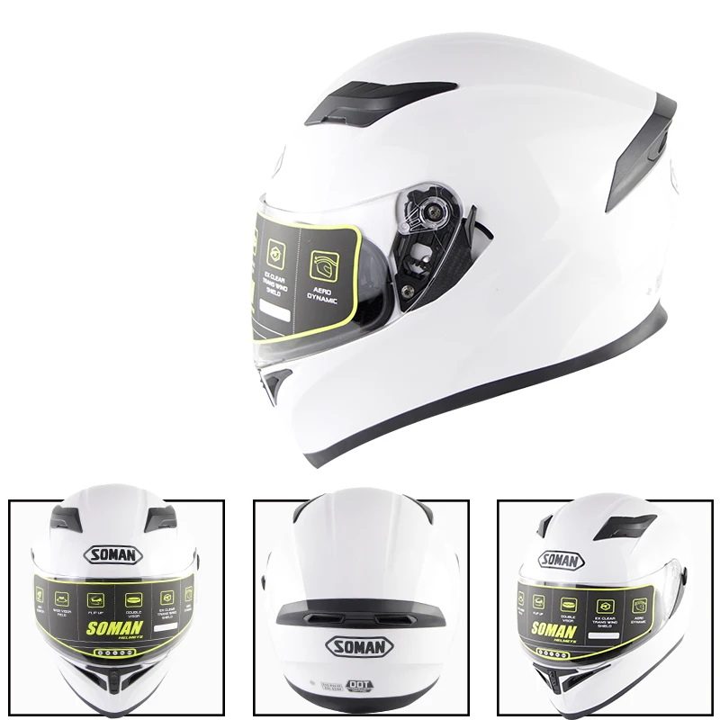 Soman полный шлем мотоциклетный ECE руля флип поддержка шлем мото байк Cascos Para Motos Capacete Racing Healmet Abs