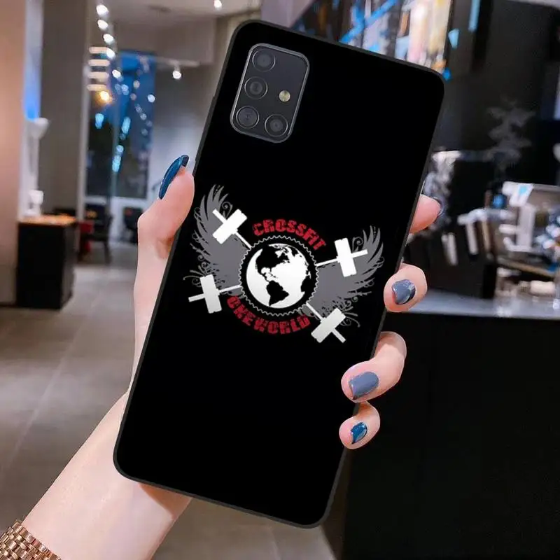 

keep calm and crossfit on Phone Case for Samsung S20 plus Ultra S6 S7 edge S8 S9 plus S10 5G lite 2020