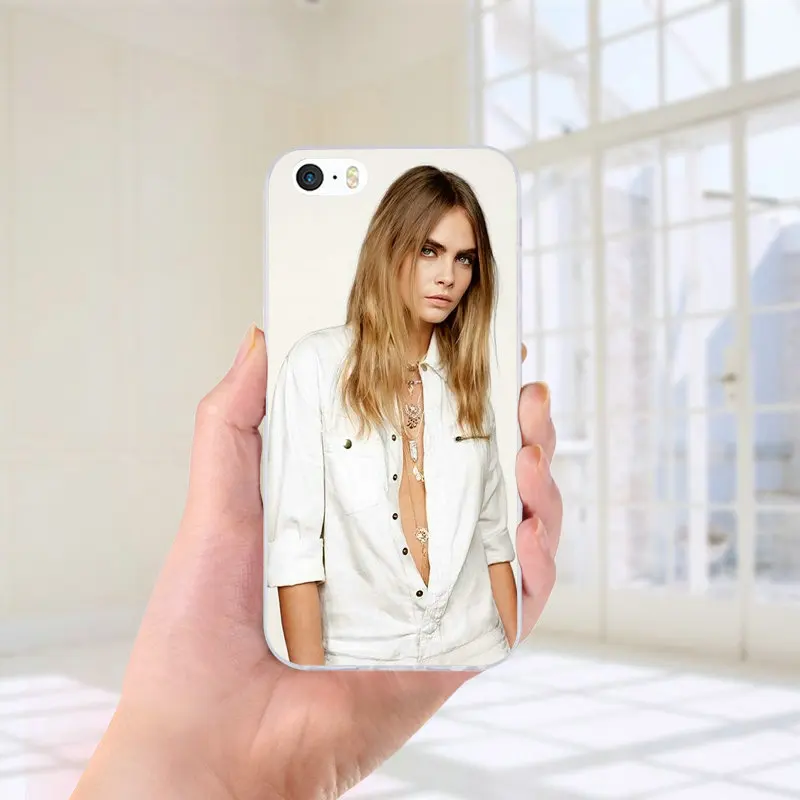 Soft TPU Mobile Phone Accessories for iPhone 8 7 6 6S Plus 10 X XR XS Max 5 5S SE 5C 4 4S Bags Kendall Jenner Cara Delevingne | Мобильные