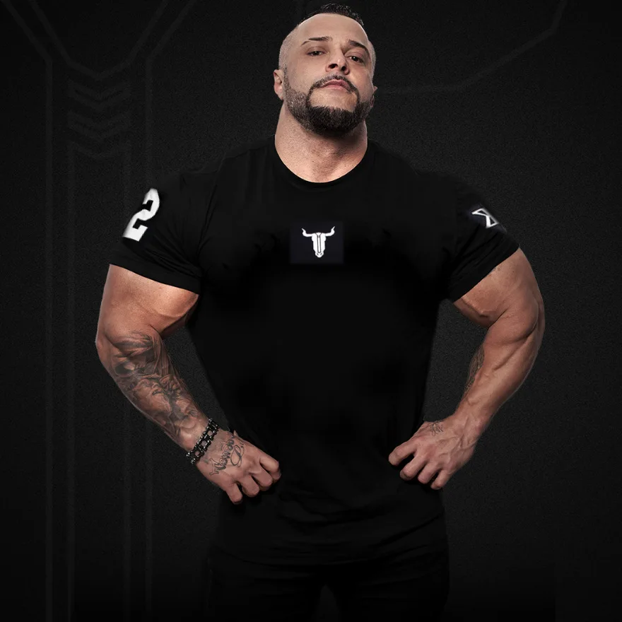 Мужская хлопковая футболка для спортзала новинка 2020 фитнеса бодибилдинга