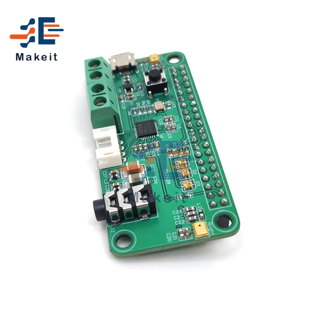 WM8960 аудио модуль декодирования Hi-Fi Звуковая карта для Raspberry Pi стерео запись I2S