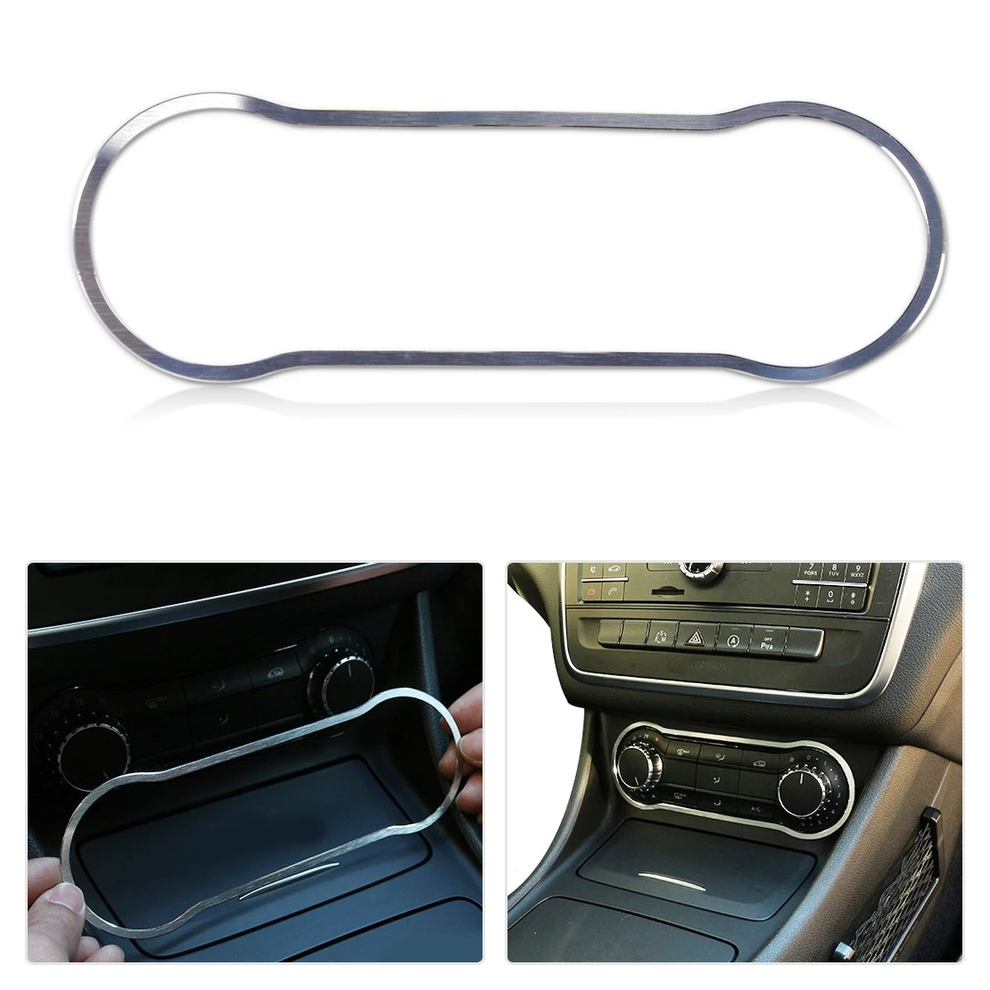 

CITALL Автомобильная внутренняя консоль A/C кнопка переключения рамка отделочная панель для Mercedes A B CLA GLA Class W176 W246 C117 X156 2013 2014 2015