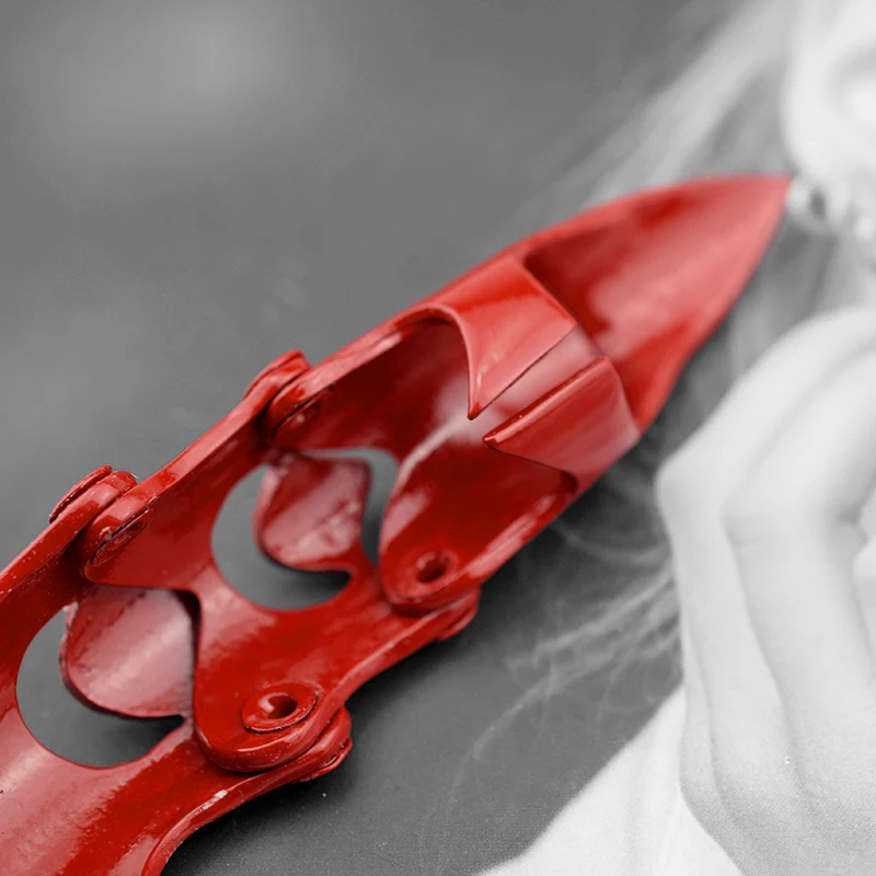 

Halloween Red Dragon Rings for Women Animal Skull Finger Long Ring Big Punk Rock Men New Fashion Party Jewelry Accessories Gifts