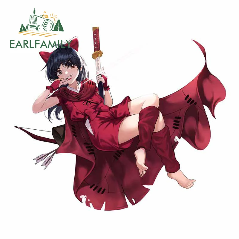 

EARLFAMILY 13 см x 11,1 см для Moroha Hanyou No yashid забавная наклейка для автомобилей Водонепроницаемая наклейка креативный багажник доска для серфинга Ста...