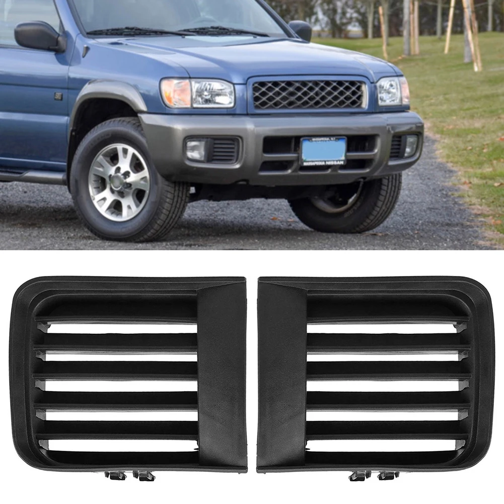 

Auto Replacement Parts Front Bumper Fog Lamps Finishing Grilles Covers for Nissan Pathfinder Fog Light Grills Car Accessories