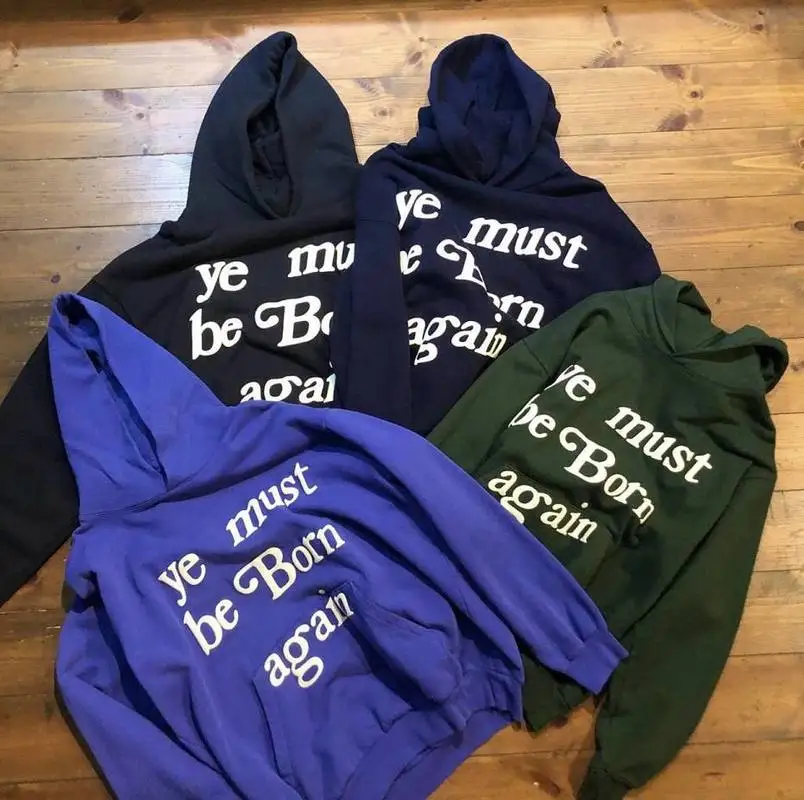 

CPFM Hoodies Ye Must Be Born Again Men Women 3D Foam Printed CPFM.XYZ Sweatshirts Hooded Kanye West CPFM Pullovers