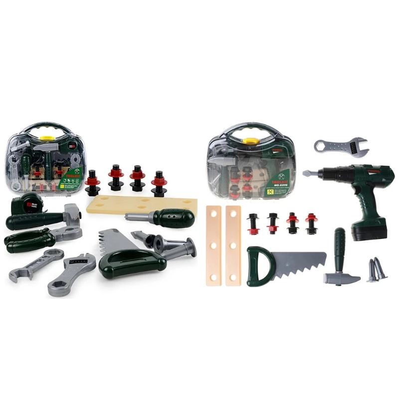 

Children Toolbox Kit Simulation DIY Repair Tool Set Boys Play House Interactive Game Enlightenment Engineering Toy